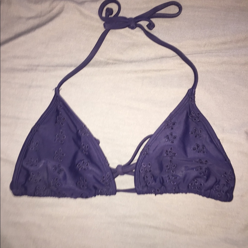 Blue swim top
